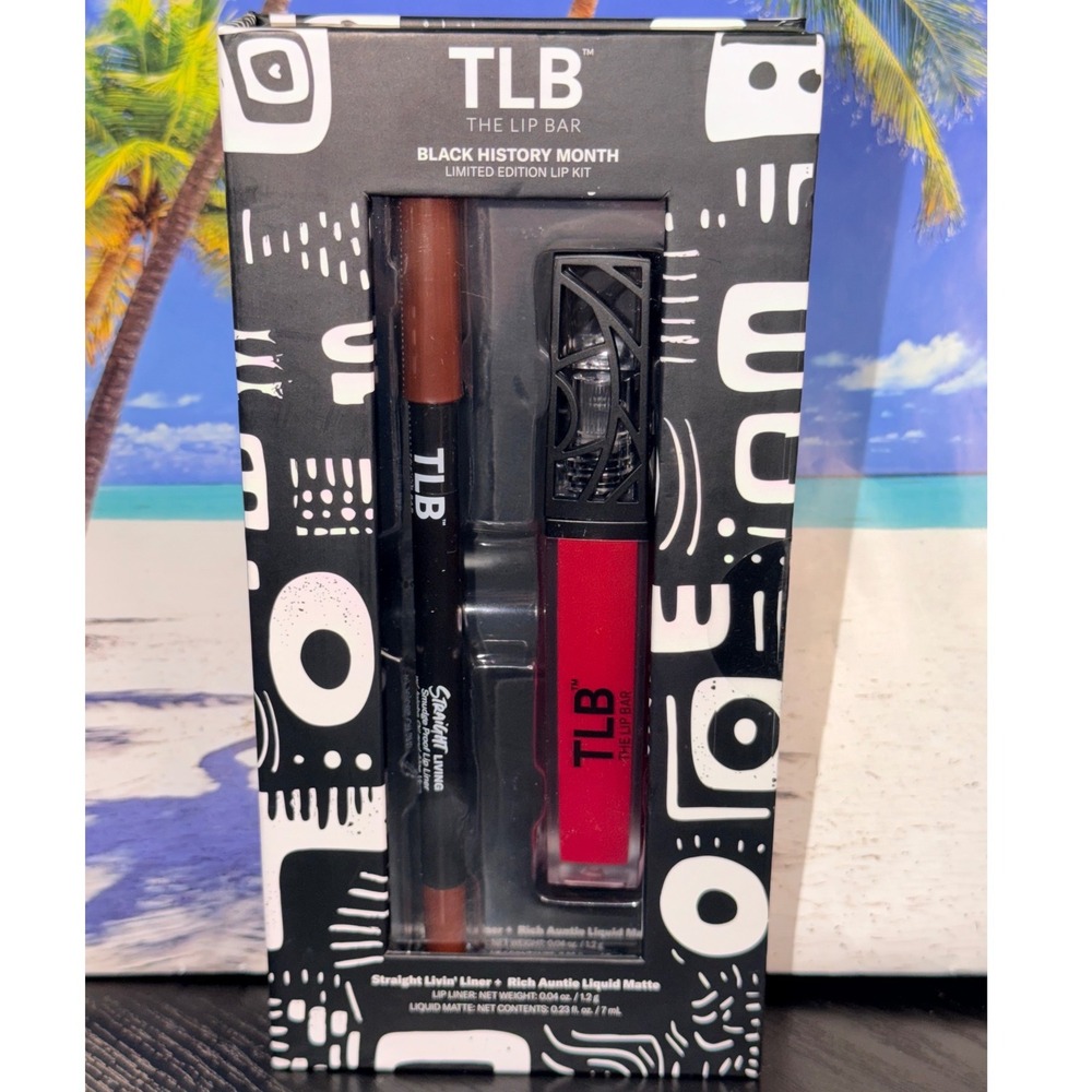 The Lip Bar TLB Black History Month Limited Edition Lip Kit Rich Auntie BHM-T26